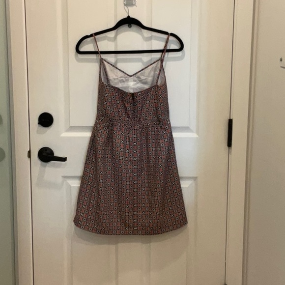 J. CREW Summer Lined Dress, with pockets. Multi-colour, Size 6. - Picture 2 of 5